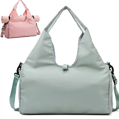 Fitness Tote Bag for Women with Sneaker Pocket