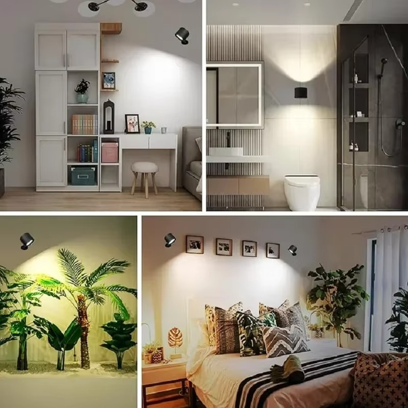 Versatile Stick-On Dual LED Wall Light