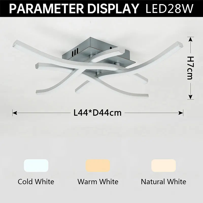 Stylish LED Light Fixture for Home Ceiling