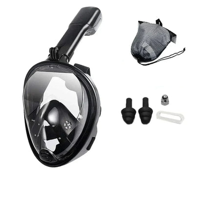 Clear View Full Face Snorkeling Mask for Kids and Adults