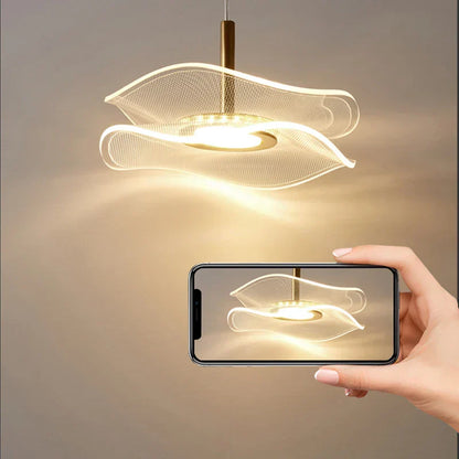 Modern LED Hanging Light Fixture Pendant Lamp