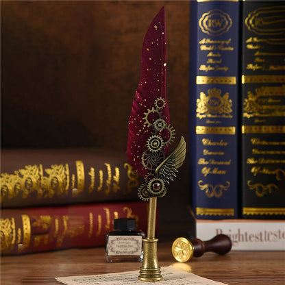 Stylish Phoenix Feather Artist Calligraphy Pen Set