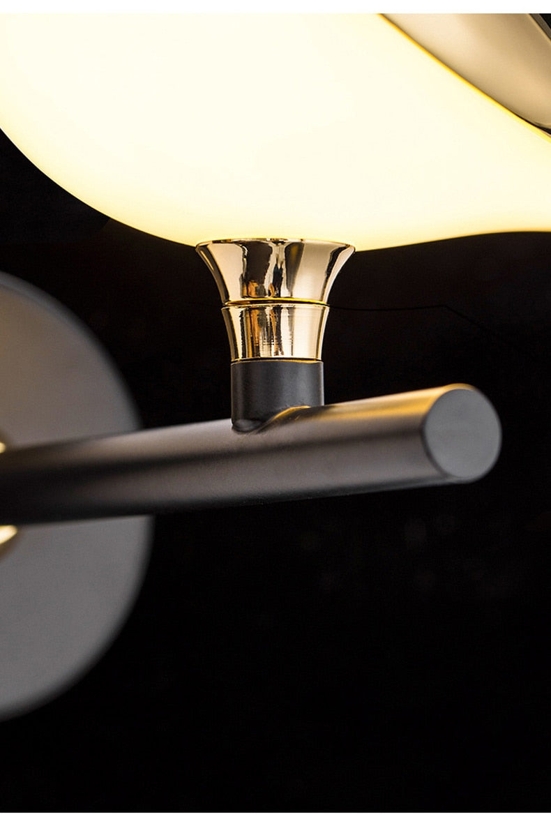 Simple Wood Bird Table Lamp
