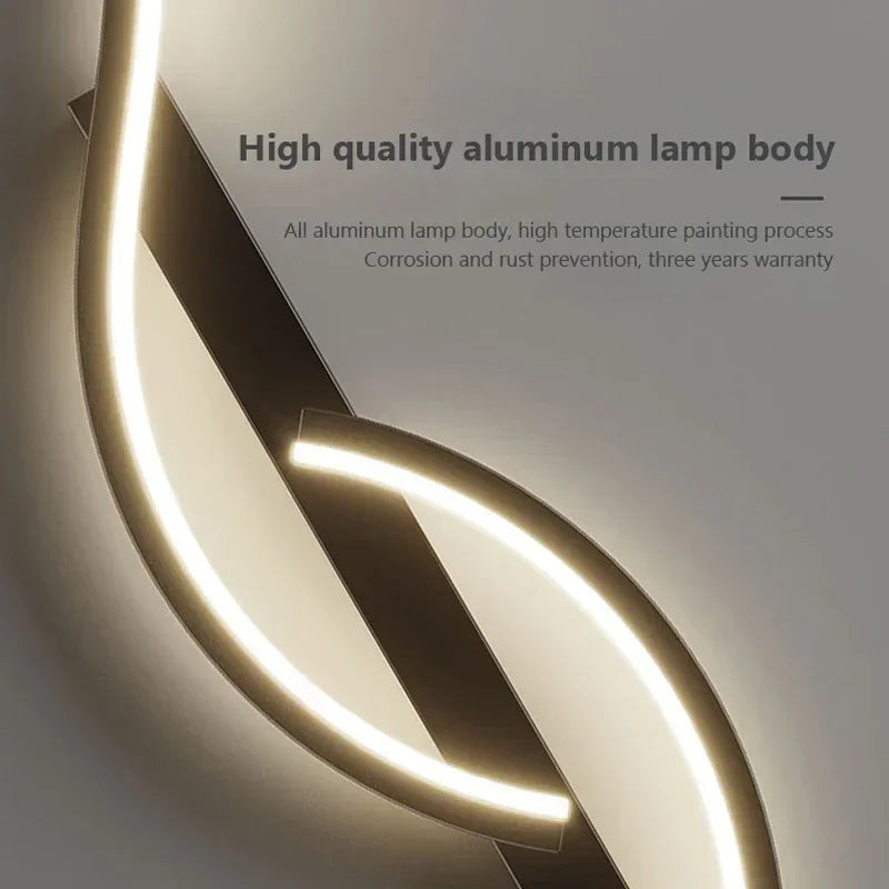 Stylish LED Wall Light – Wireless Remote Control Sconce