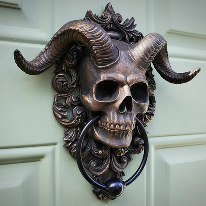 Dark Skull Decorative Door Knocker - Cofik