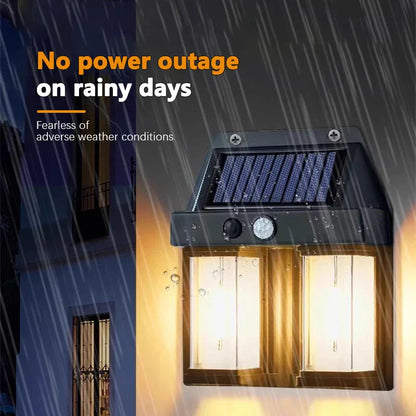 Outdoor LED Solar Powered Weatherproof Wall Light