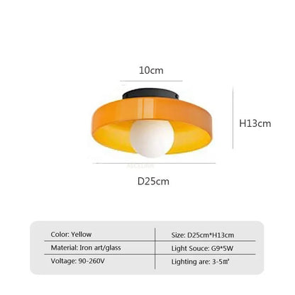 Stylish Dual Function Glass Pendant Light
