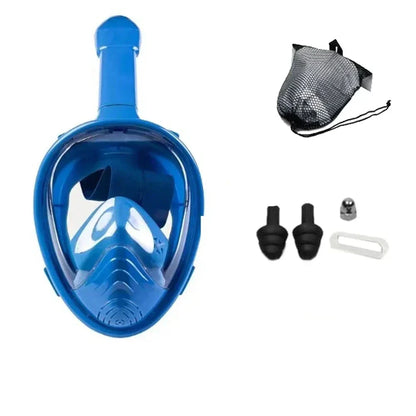 Clear View Full Face Snorkeling Mask for Kids and Adults