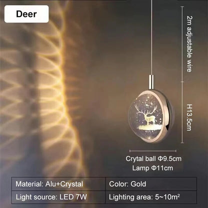Colorful Crystal LED Mood Table Lamp