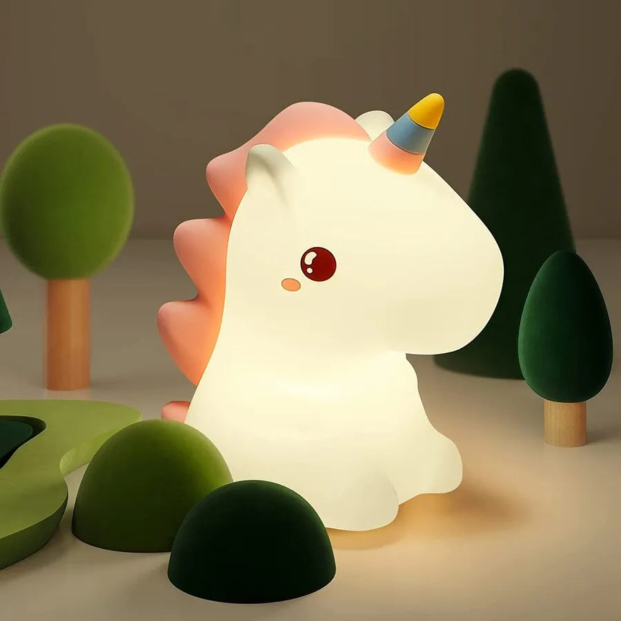 Colorful Unicorn Kids LED Night Lamp - Cofik