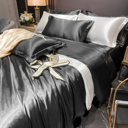 Soft Luxury Silk Bed Sheets Set
