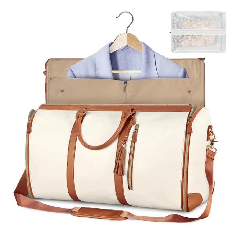 Spacious Folding Ladies Travel Bag with Suit Organizer