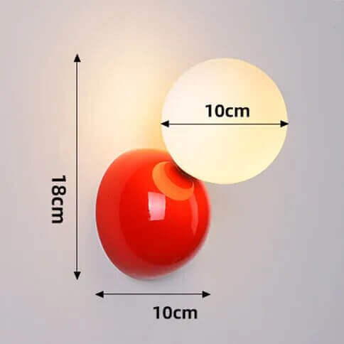 Retro Style Wall Lamp in Multiple Colors