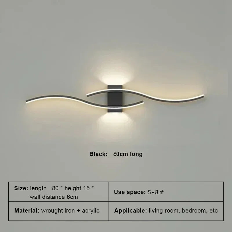 Slim LED Wall Light - Adjustable Dimmable Sconce