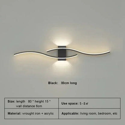 Slim LED Wall Light - Adjustable Dimmable Sconce