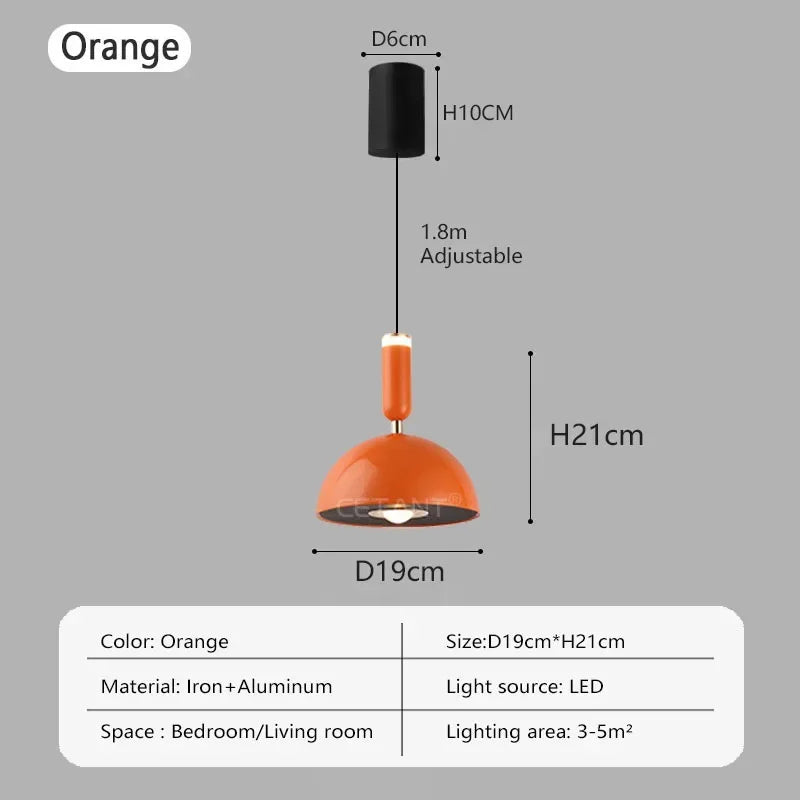 Adjustable Warm LED Pendant Light