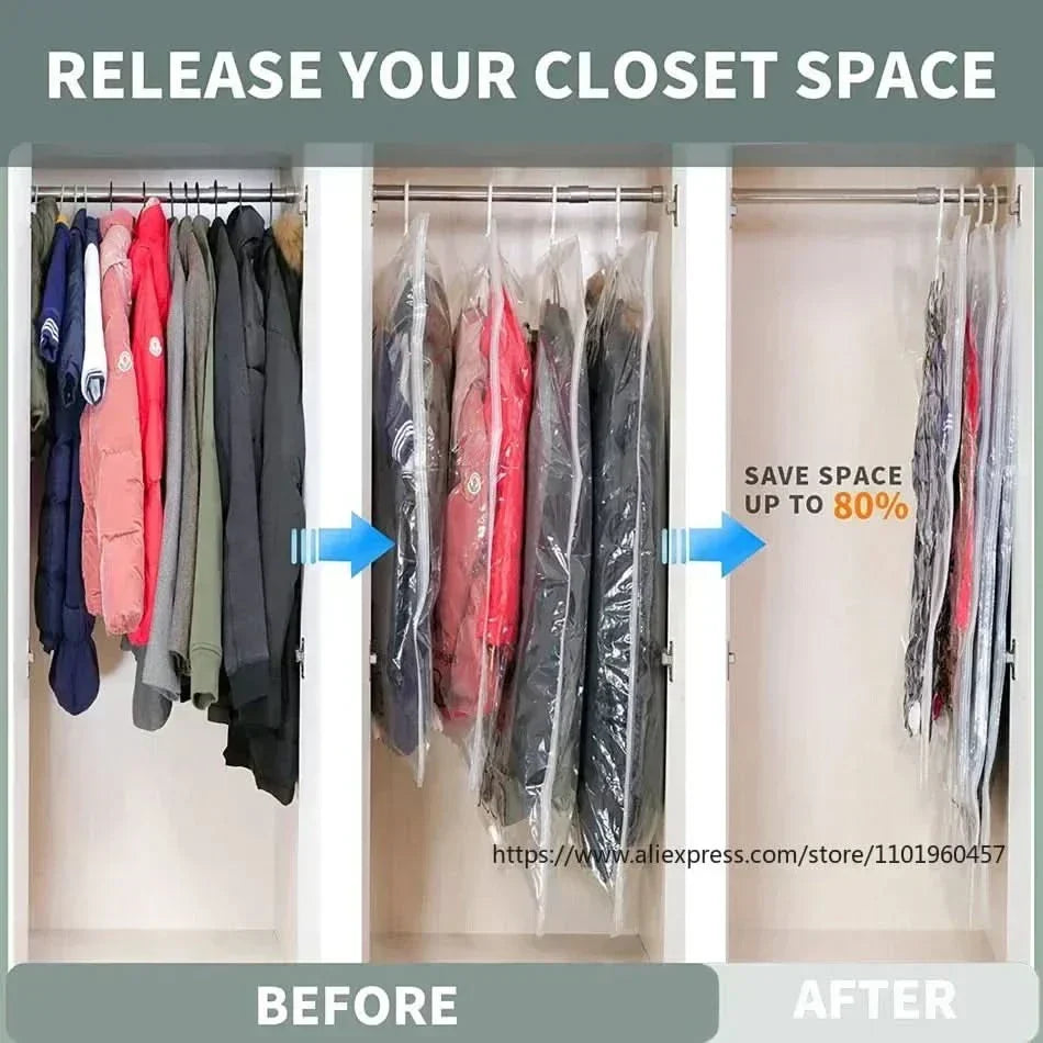 Compact Vacuum Storage Bags for Closets