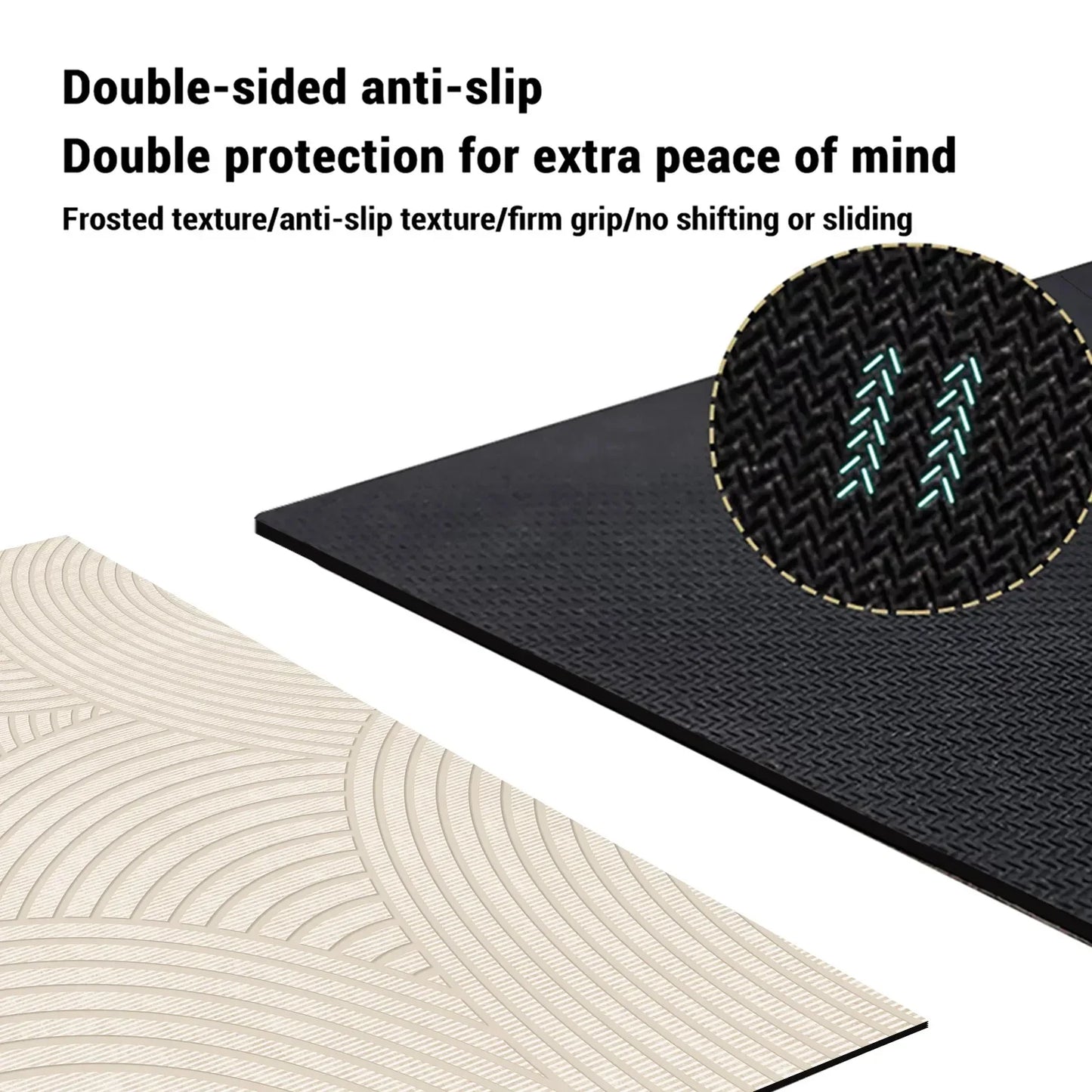 Soft Grip Bathroom Mat Anti-slip Shower Rug