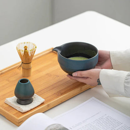 Authentic Green Tea Ceramic Matcha Bowl Standard Size
