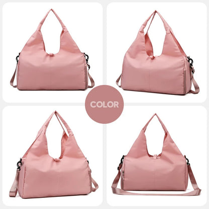 Fitness Tote Bag for Women with Sneaker Pocket