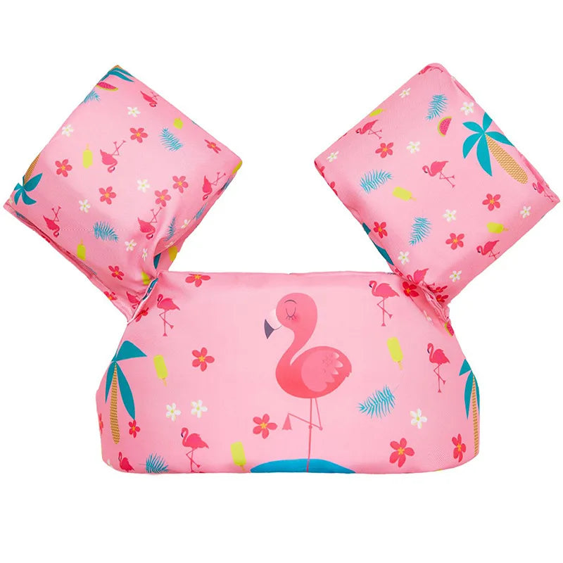 Kids Swim Vest with Arm Floats Adjustable Design