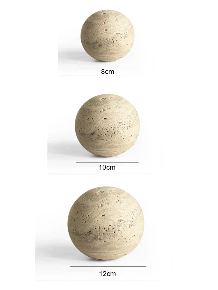 Real Marble Decorative Sphere Ornament