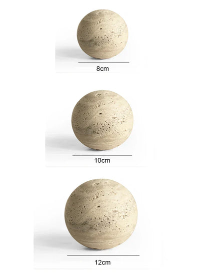 Real Marble Decorative Sphere Ornament