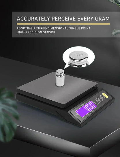 Accurate Digital Kitchen Scale, Waterproof Stainless Steel