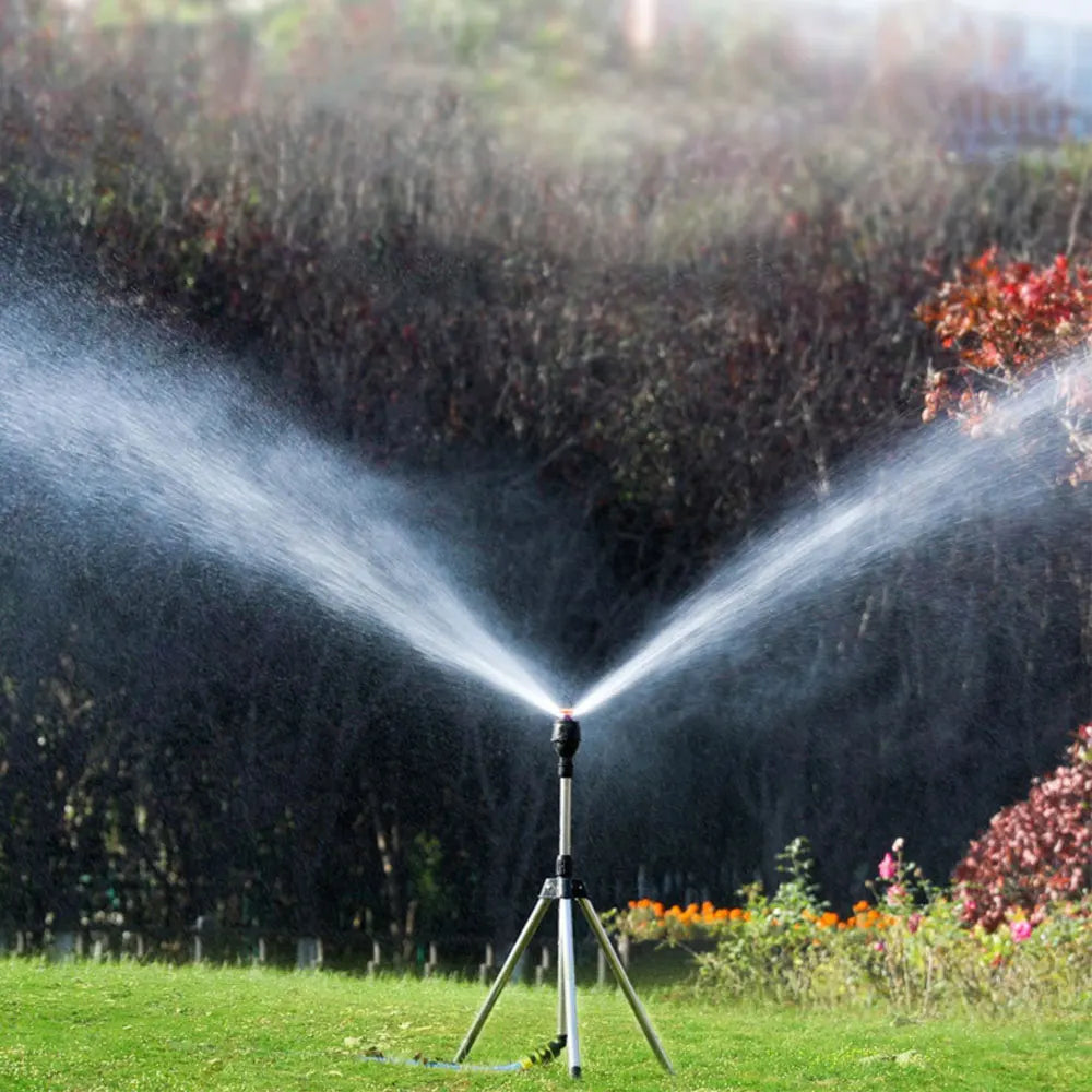 Easy Use Auto Rotating Lawn Sprinkler with Tripod