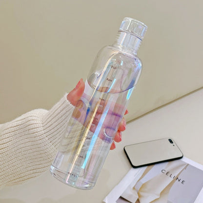 Durable Glass Water Bottle – Classic Timer Design