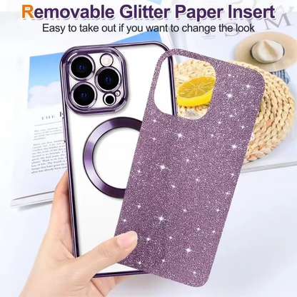 Shiny Metal Phone Case with MagSafe for iPhone