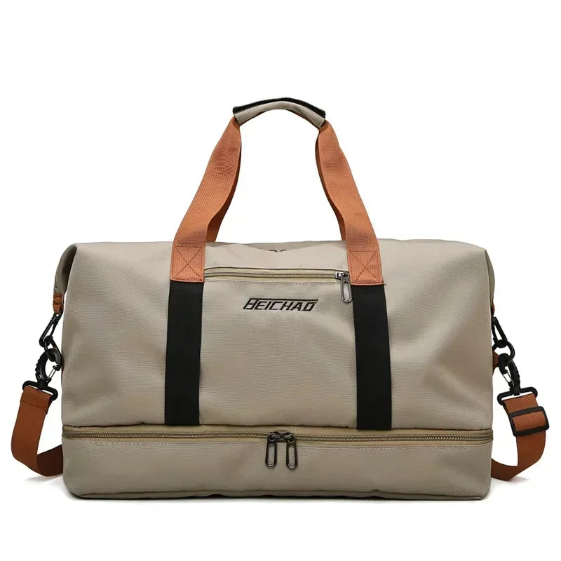 Waterproof Gym Tote Bag for Women with Wet Dry Pockets