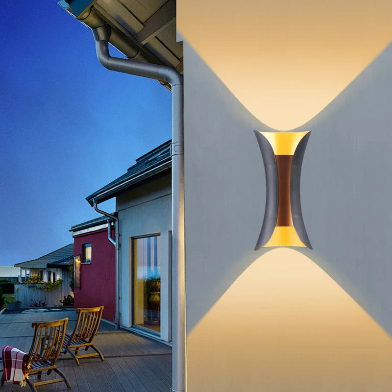 Outdoor LED Wall Lantern - Waterproof Patio and Garden Light