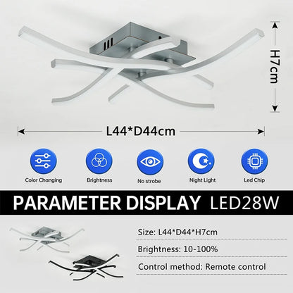 Stylish LED Light Fixture for Home Ceiling