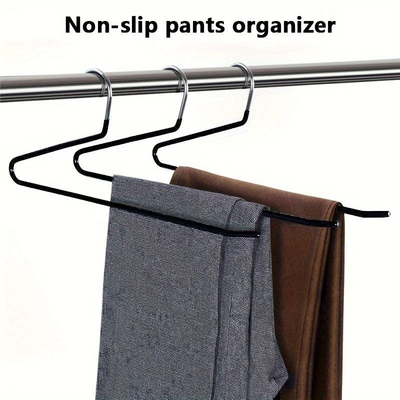 Slim Metal Closet Hangers with Rust Proof Coating