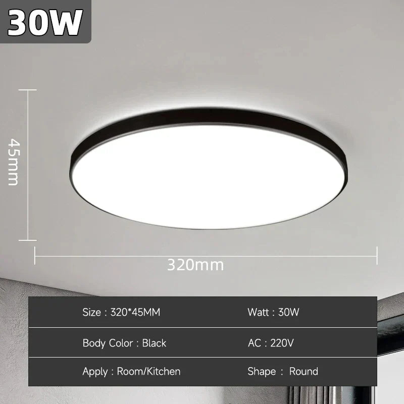 Bright Round LED Ceiling Light 18-72W
