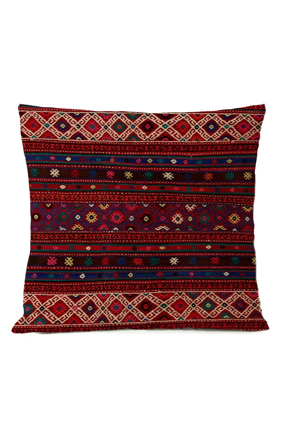 Colorful Global Pattern Pillow Cover