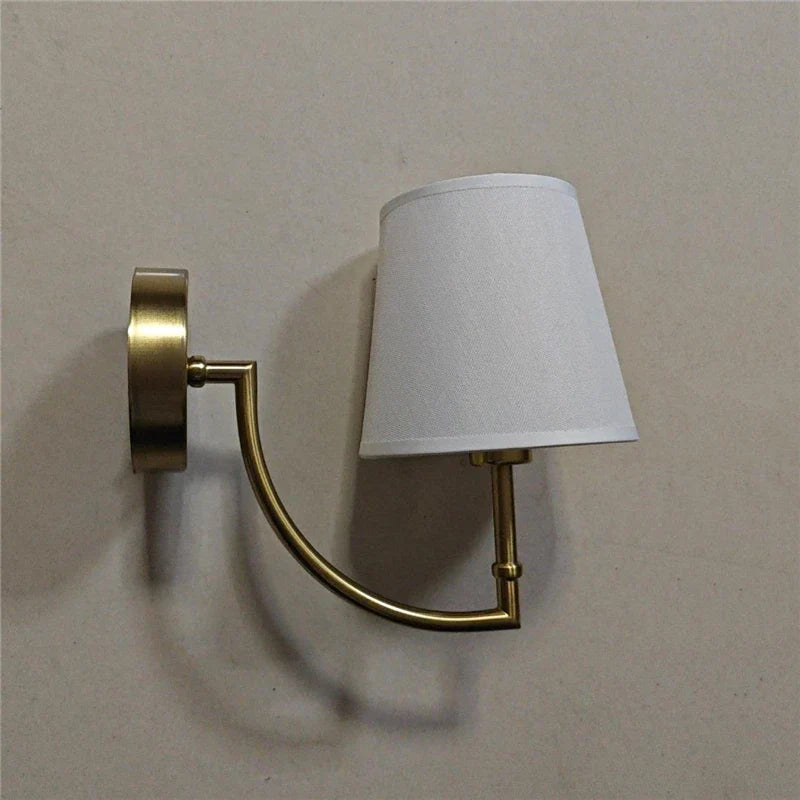 Simple Elegant Wall Light with Fabric Shade