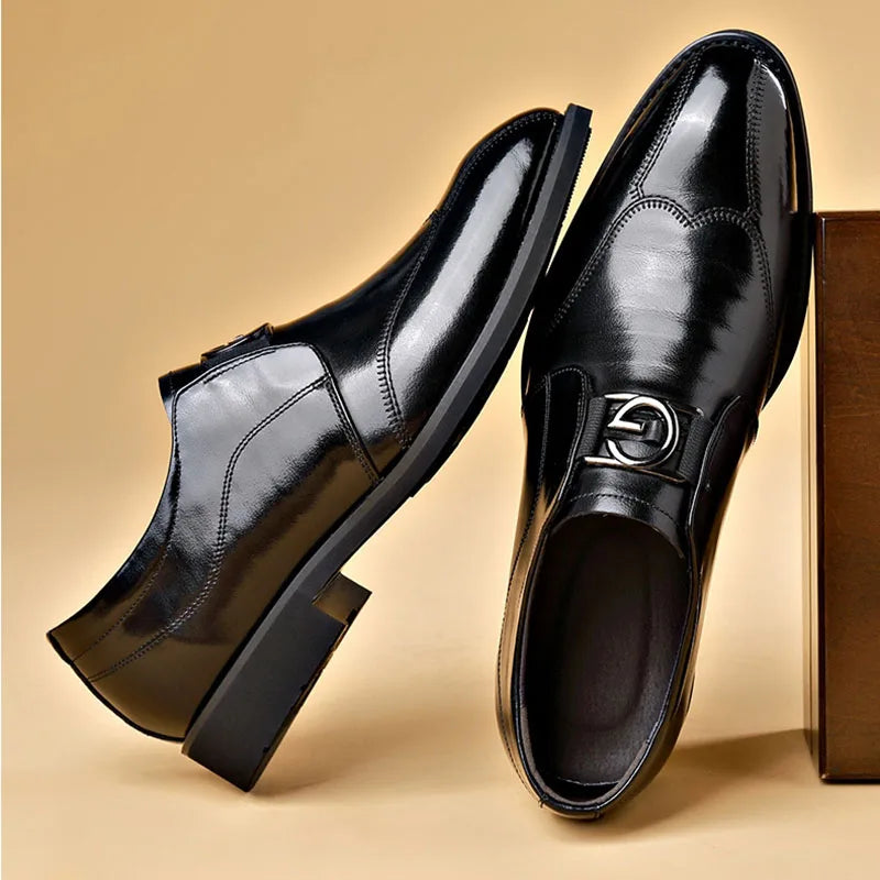 Classic Mens Leather Oxford Dress Shoes