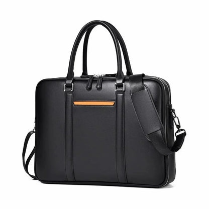 Professional Leather Laptop Crossbody Bag - Cofik