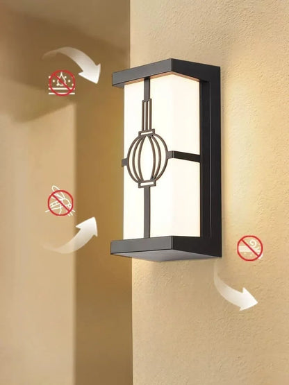 Bright Outdoor Security Wall Lamp with Motion Sensor