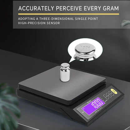 Accurate Digital Kitchen Scale, Waterproof Stainless Steel