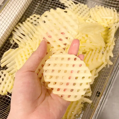 Easy Grip Potato Chip Slicer with Stainless Steel Blade