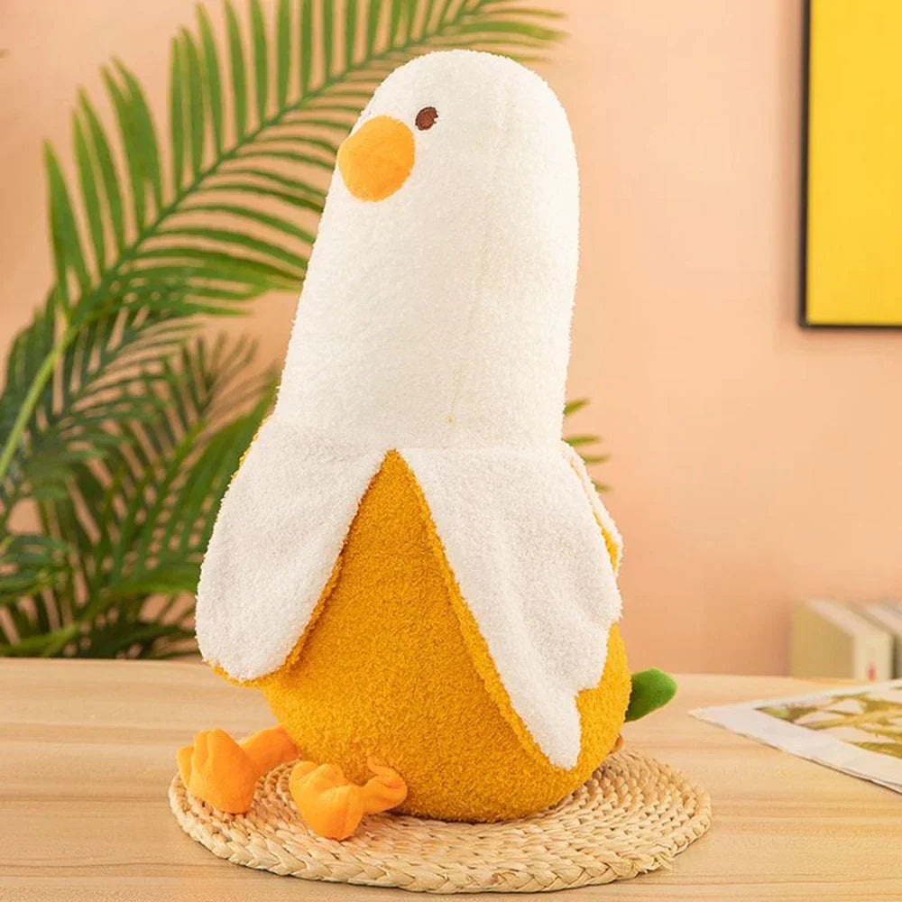 Cuddly Yellow Duck Soft Plush Pillow