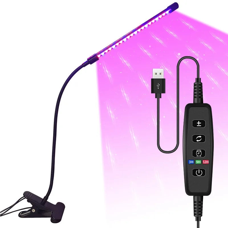 Smart LED Grow Lamp with Adjustable Timer - Cofik