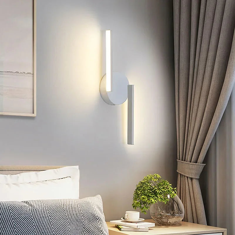 Contemporary LED Bedside Wall Light Fixture