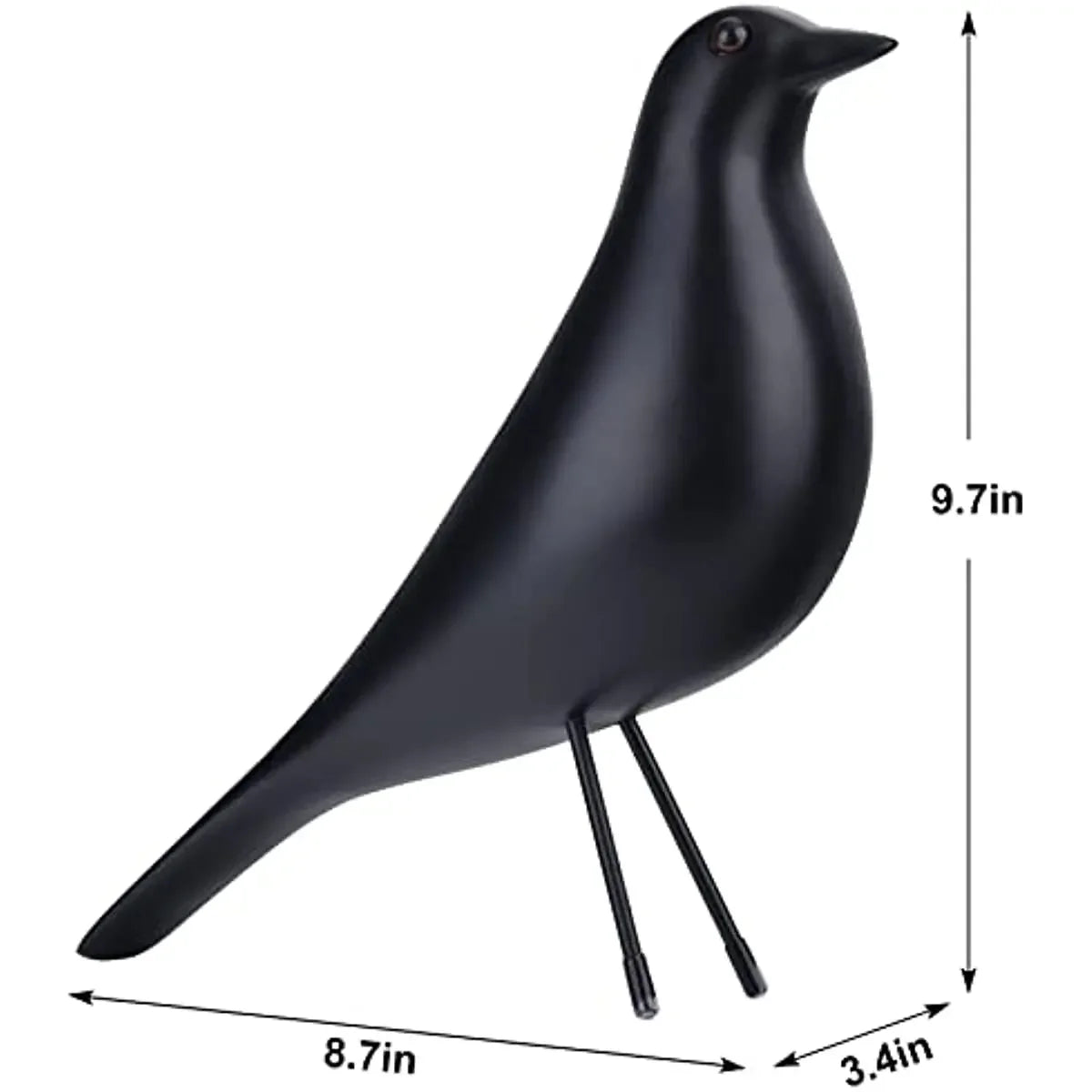 Decorative Bird Figurine Resin Sculpture