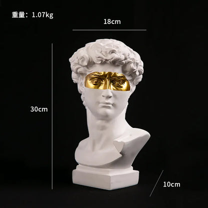 Modern Abstract Resin Bust Sculpture Decor - Cofik