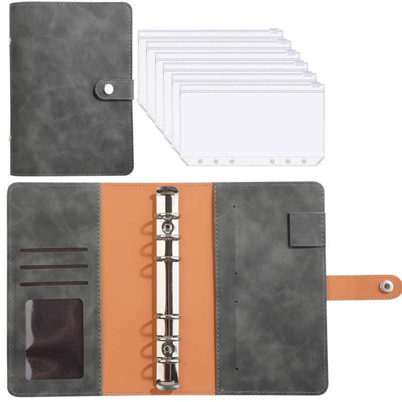 Premium Leather Wallet Notebook Planner Organizer