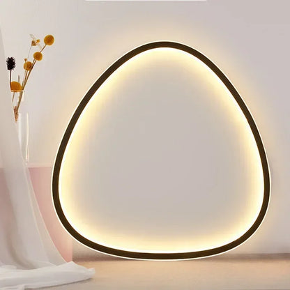 Stylish LED Ceiling Light - Sleek Oval Fixture